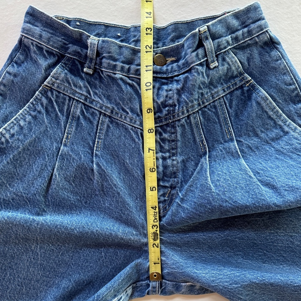 Chic Vintage Classic Pleated Tapered Leg Mom Jeans (11/12 ~W24) - Picture 7 of 17